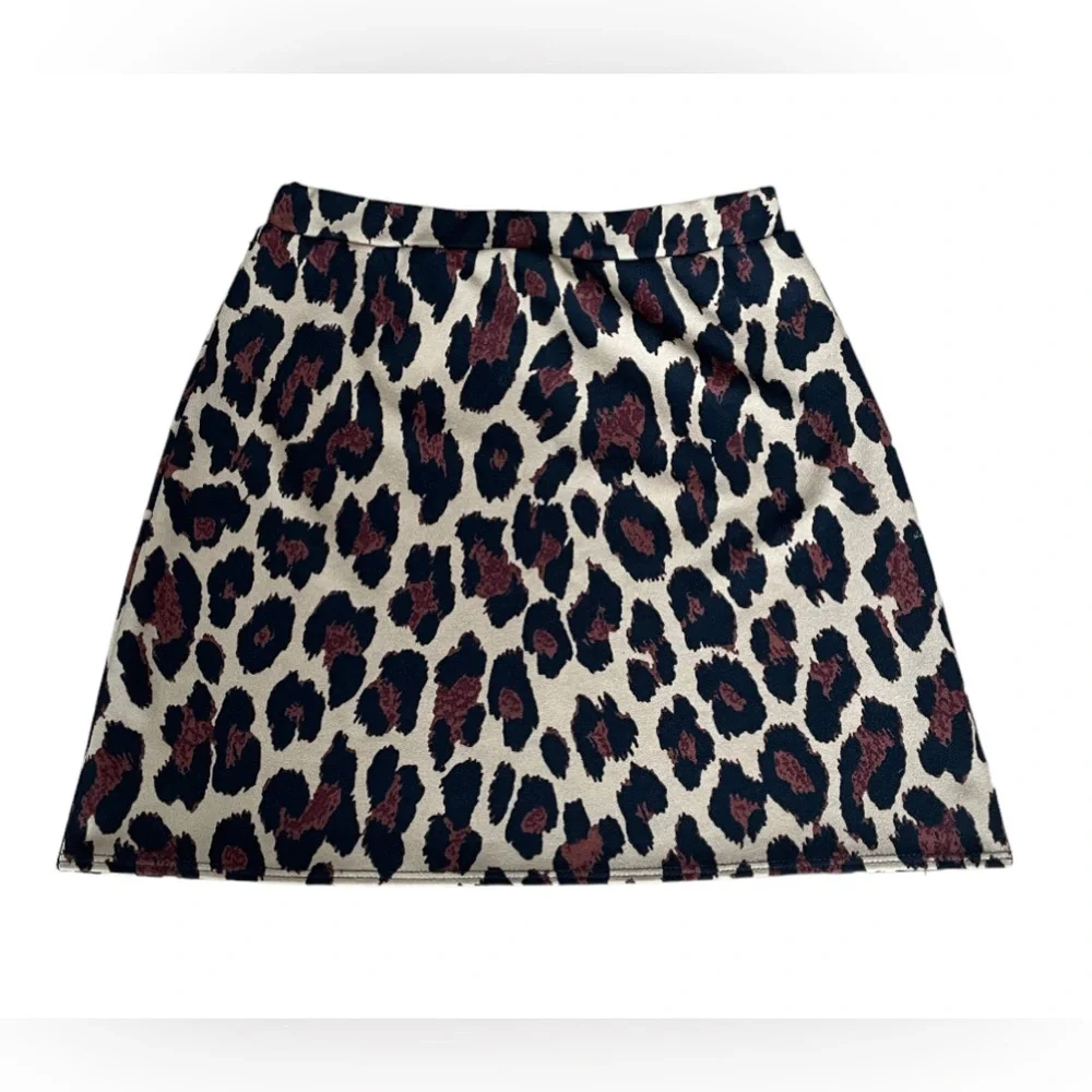 Olivia Rae: Leopard Print Mini Skirt